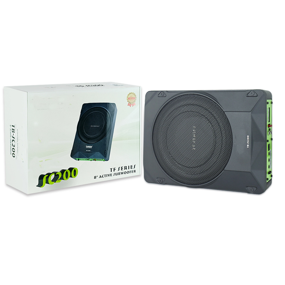 Car Subwoofer All-In-One Unit, Lossless Modified Audio Amplifier, High-Fidelity Car Audio Processor, Active Subwoofer