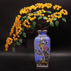 紫水晶の金持ちの木の金のなる木は住宅の昇進を飾って人に贈り物を送ります。