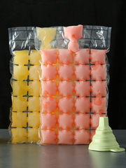 一次性冰袋食用凍冰塊模具創意密封小冰格製冰盒百香果自封口袋子