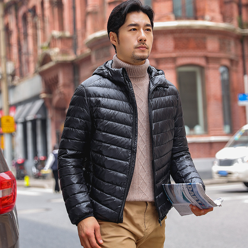 Anti-season New Lightweight Down Jacket Men's Short Large Size Casual Ultra-thin Middle-aged Jacket Special Offer Down Jacket Anti-season New Lightweight Down Jacket Men's Short Large Size Casual Ultra-thin Middle-aged Jacket Special Offer Down Jacket