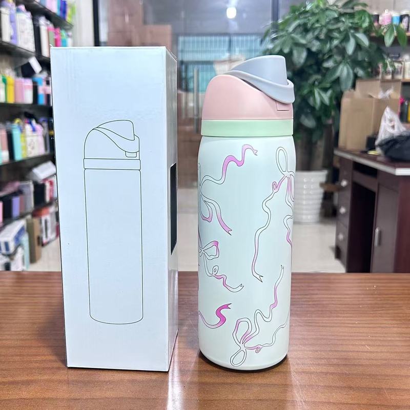 トランシショナル漫画フルーツカップ304ステンレス鋼保温カップ大容量ポータブルダブルドリンクカップアウトドアスポーツウォーターボトル|undefined