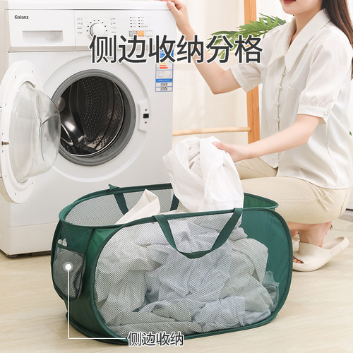 Cross-border dirty clothes basket bathroom classified laundry basket large dirty clothes storage basket foldable dirty clothes basket dirty clothes basket