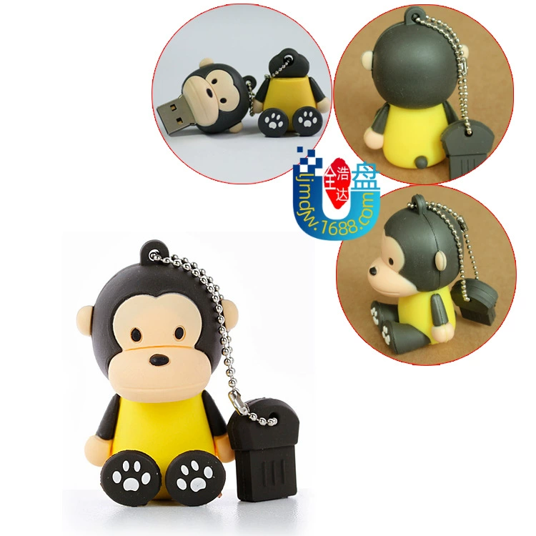 Карикатурная маленькая USB флешка, кукла, Король Обезьян