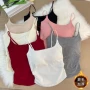 保暖修身加厚固定背心