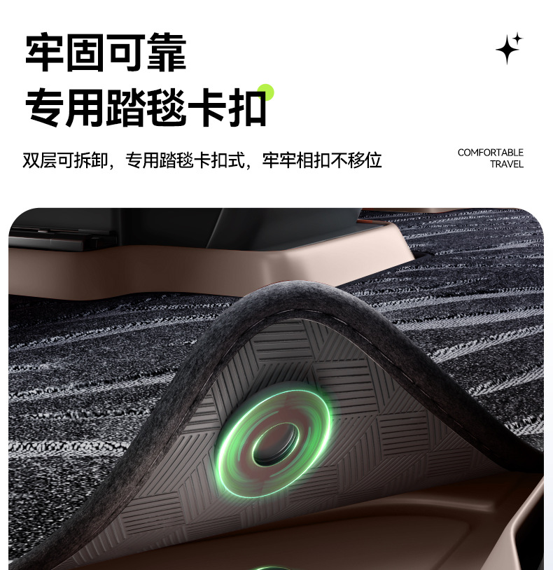 Suitable for 25 Models of Ideal I6 Car Mats, Tpe Car-Specific Mats, Trunk Mats, All-Weather Car Trunk Mats