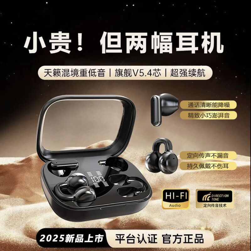 跨境新款Q10双耳情侣款无线蓝牙耳机OWS夹耳运动降噪耳机超长续航|undefined