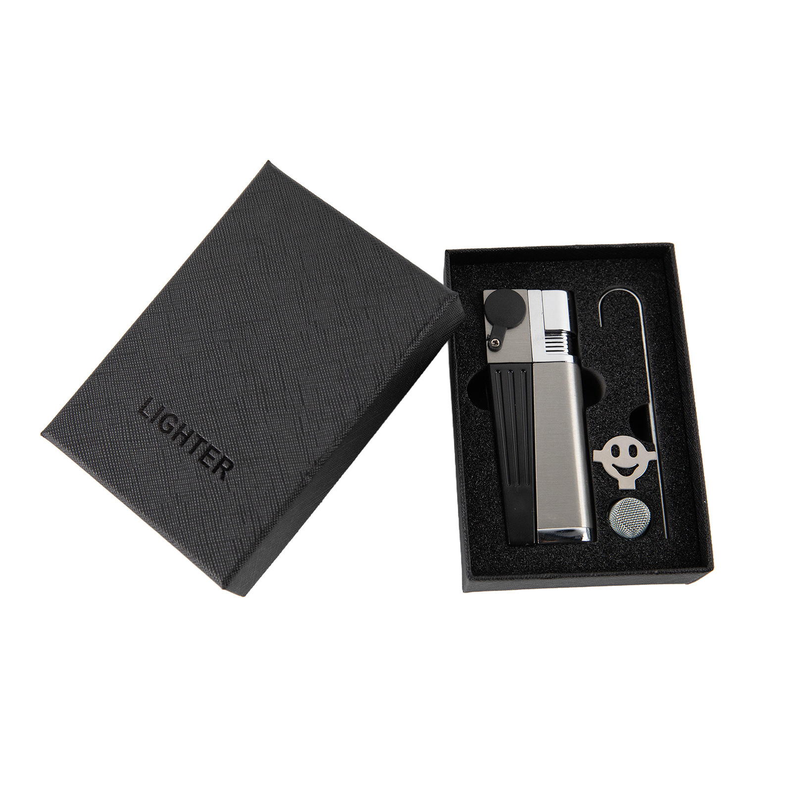 선물상자 + 회색 [플라스틱뚜껑]