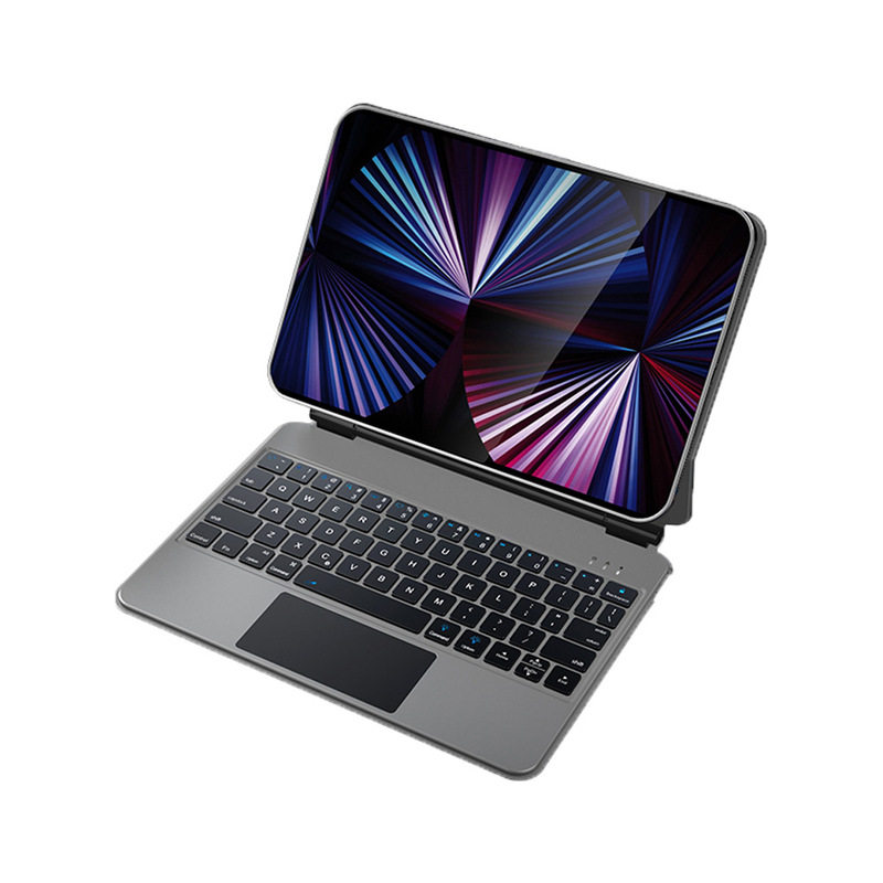 Suitable for IPAD 4 5 wonderful control keyboard ipad Pro Bluetooth smart protective cover integrated magnetic keyboard