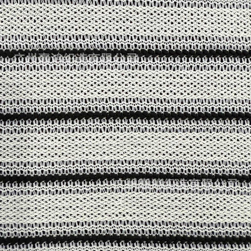 Tejido de encaje de poliéster, tejido de punto, tejido de doble color, blusa, abrigo, tejido multicolor, fábrica de stock