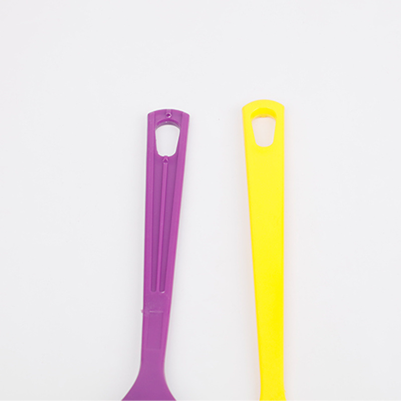 Colher e pá antiaderente pp resistente a altas temperaturas com cabo para talheres, conjunto de 5 peças para cozinha, colher e pá de nylon_voghion.com