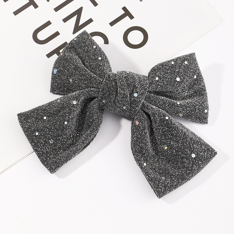 Korean New Cute Glitter Bow Clip display picture 9