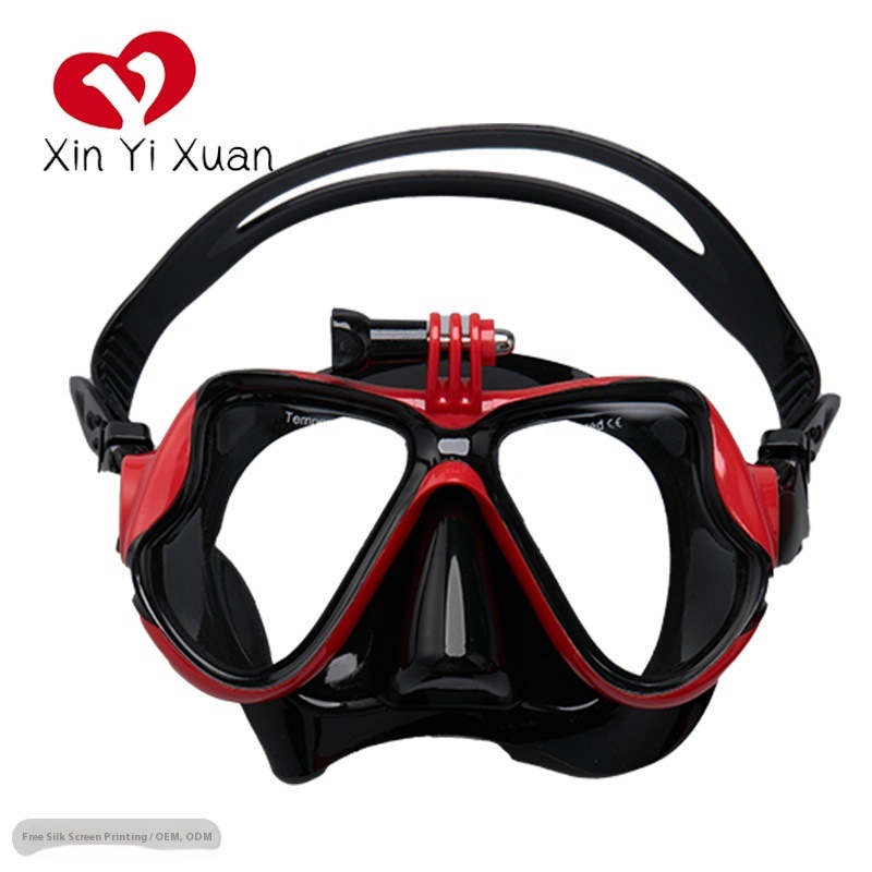 Diving Glasses for Adults, Silicone Anti-Fog Snorkeling Mask, Fully Dry Surfing and Swimming Supplies, Deep Diving Mask