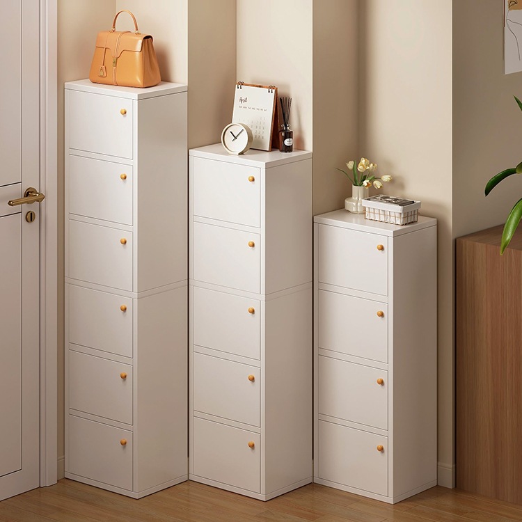 Shoe Cabinet for Home Entrance, Small Narrow Entryway Storage Cabinet, 2025 New Model, Simple Small Apartment Multi-Layer Dustproof Shoe Rack