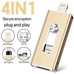国境を越えた携帯電話 USB フラッシュドライブ 1TB 2TB Apple Android typec 携帯電話とコンピュータに適した多機能金属 USB フラッシュドライブ 512g