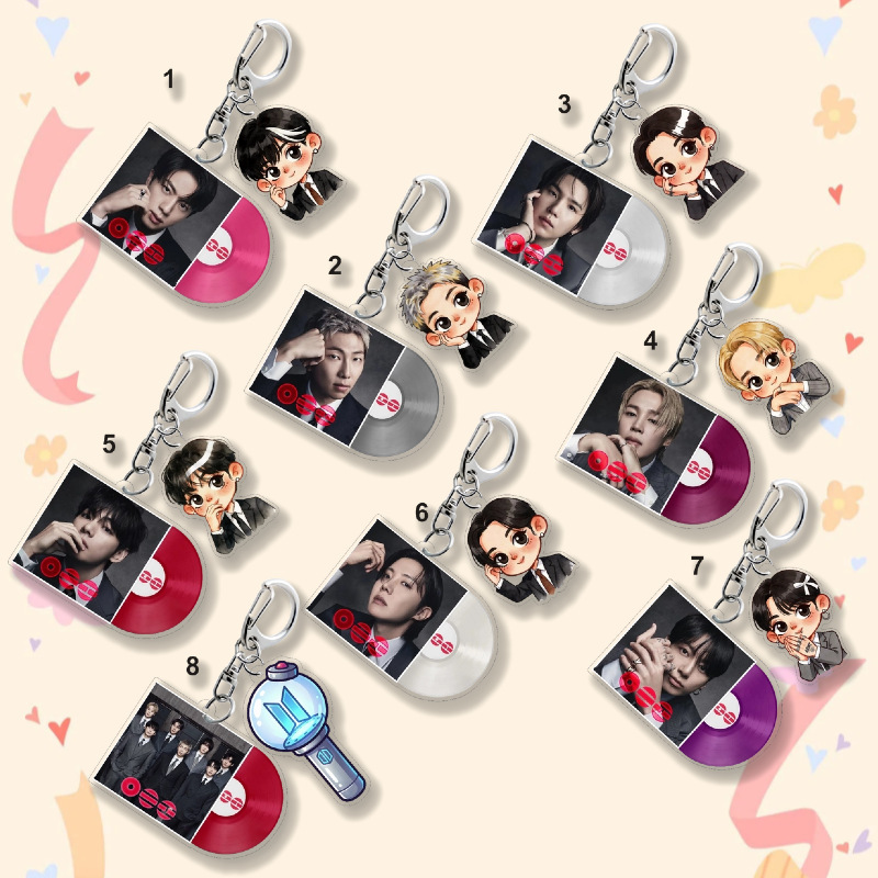 Bts Merchandise Bangtan Boys V Min Yoongi Jungkook Pendant Park Jimin Kim Taehyung Keychain Accessory 1865