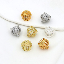 18K��ɫ��ʯ�U�ջʹڻ������Kñ����diy�ֹ�������Ʒ���