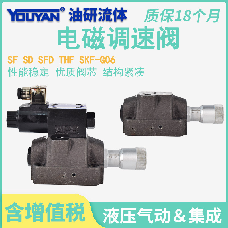 A2电磁调速阀SD节流阀THF控制调速阀SFD SKF SF-G06中座TE 2B2 D2