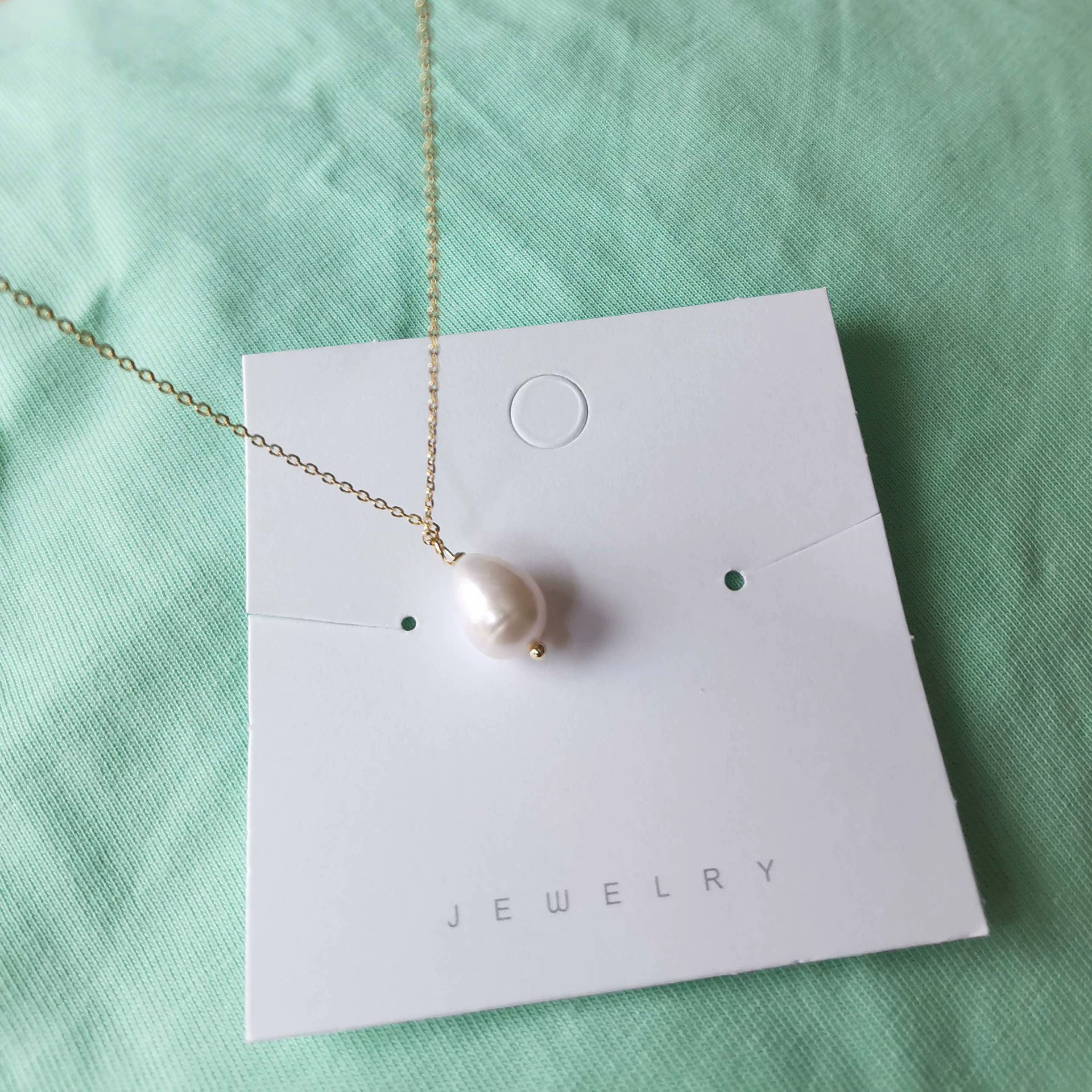 Серьги из жемчуга, заушники, ожерелье, цепочка, комплект, медная полировальная ткань ручной работы