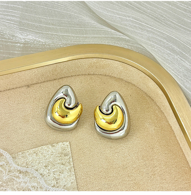 Geometric Pattern All Seasons Season Women's Gender 1 Pair Casual Elegant Lady Geometric Mixed Metal Plating Alloy Ear Studs