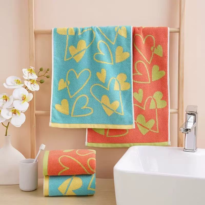 in stock Wholesale Thickened Quick-drying Absorbent Towel Large Adult Face Towel Light Luxury Simple Comfortable Soft Face Towel