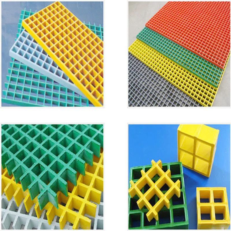 Fiberglass Patterned Anti-Slip Cover Plate for Sewage Pool, Aquaculture Grate, Floor Drain, Sealed Waterway Grate, Corrosion-Resistant