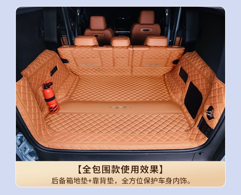 Suitable for 25-26 model Fangchengbao Titanium 7, full coverage trunk mat, thickened Fangchengbao Titanium 7 trunk mat