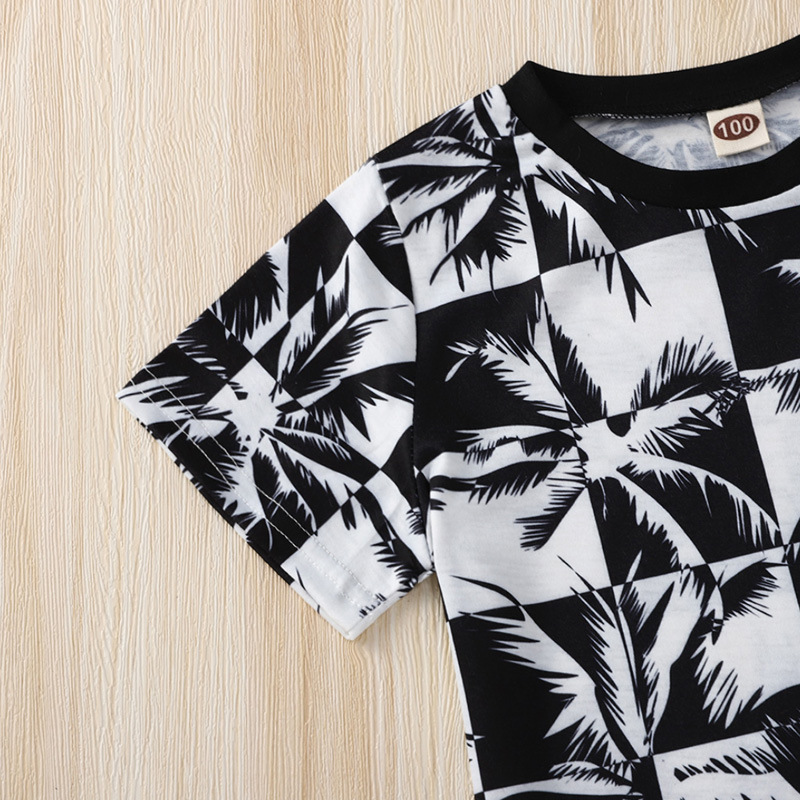 Fashion Coconut Tree Printing Polyester T-shirts & Shirts display picture 4