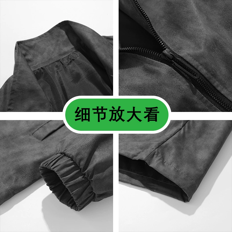WASSUPNEST Autumn polyurethane jacket, American style