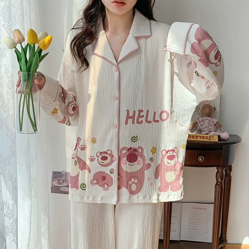 Пижама для беременных женская весна-осень месячная одежда летняя тонкая хлопковая Послеродовая лактация Март Беременные госпитализированы 4