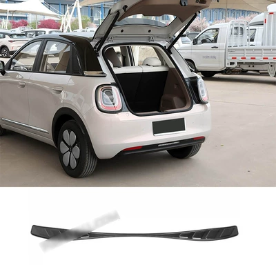 Threshold Strips, Modified Welcome Pedals, Dekorativ pedal başlıqları - trunk-outside-1-piece-of-outer-rear-guard-stainless-steel-black-titanium-brushed-applicable-to-2026-wuling-bingo-pro