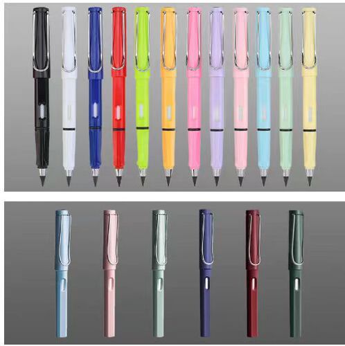 [Best Selling Small Pole for Children] Black Technology Eternal Positive Pencil No Need to Sharpen Pencils for Students to Draw and Not Easy to Break