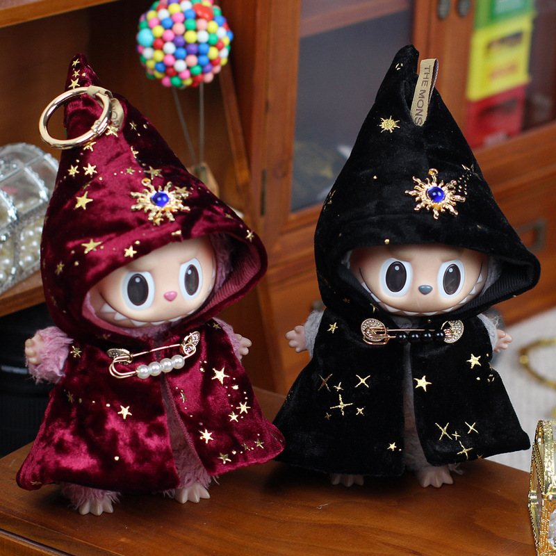 Only Clothes】First, Second, and Third Generation Labubu Doll Clothes, Doll Clothes with Holes, Tarot, Heartbeat Macaron