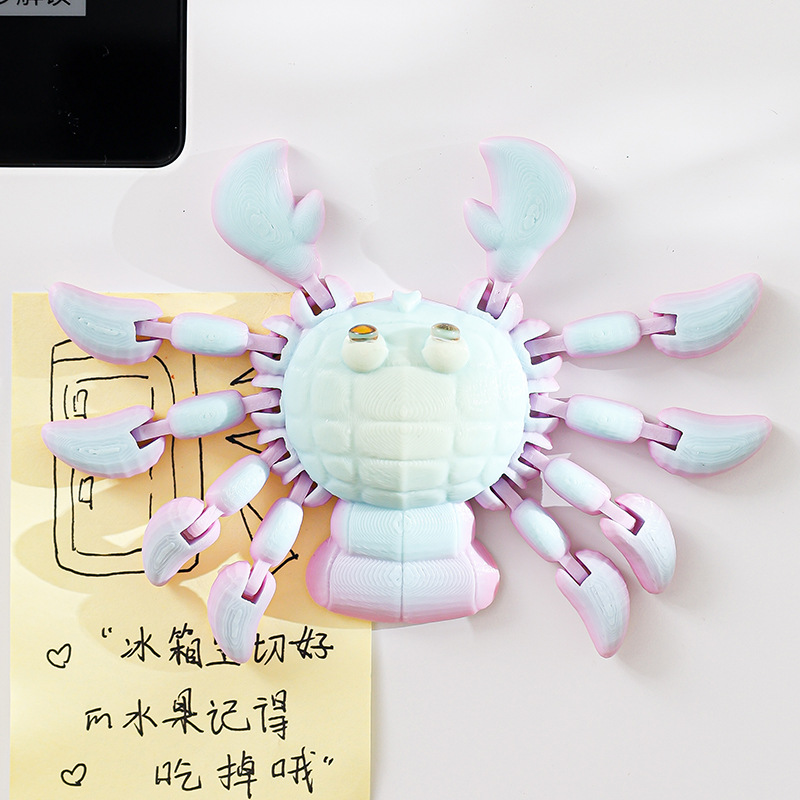 Imprimir 3D Imprimir Imán de refrigerador de animales marinos Creativa Tortuga Pulpo Estéreo Pegatina magnética Decoración del hogar Regalos al por mayor