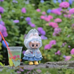 洋服のみ】ラブブレインコート シットパーティーベビー服 ラブブビニール人形 ベビー服 透明レインコート