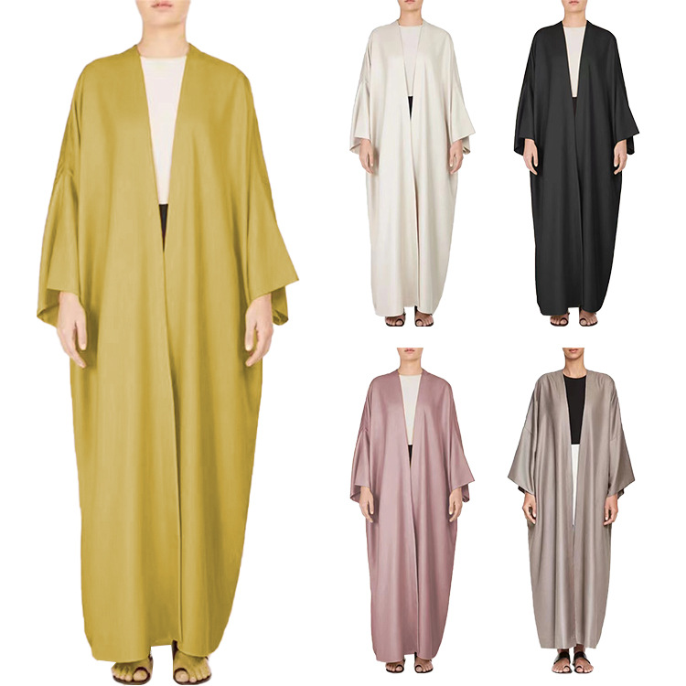 Factory direct supply Ido new temperament cardigan wide-shaped loose plus size dress 21435 fashion temperament