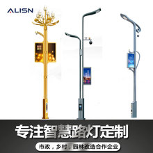 厂家供应智慧路灯 户外无线5G监控充电桩广场城市道路LED智慧路灯
