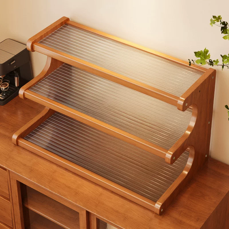 Desktop Shelf (Changhong) Multi-Layer Cup Storage Rack, 2–3 Tiers, 30/50 cm