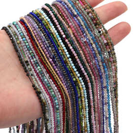 Natural Stone Beads Small Faceted Beads for Women Jewel