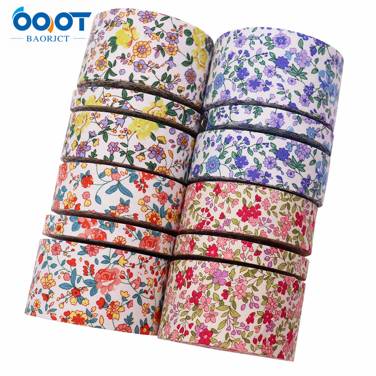 10g Weight Gift Wrapping Supplies Event & Party Supplies Ribbon Jewelry Making Type 1 Piece Quantity Casual Occasion Polyester Material Ditsy Floral Pattern Cute Style 1 Piece Polyester Ribbon Casual Cute Ditsy Floral 无