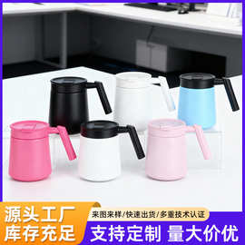 跨境304不锈钢办公泡茶杯户外便携咖啡保温杯简约家用手柄杯批发