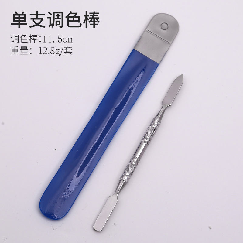 Cuadrado de acero inoxidable paleta maquillaje paleta traje maquillaje del artista mezcla líquido Fundación belleza herramientas