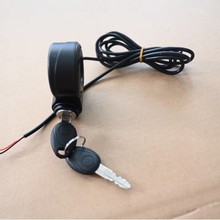 電動車配件電動車電瓶車滑板車儀表插片電門鎖防水插頭電門鎖批發