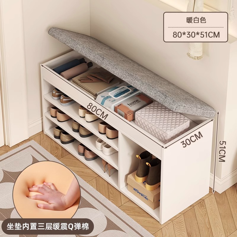 Estante de zapatos doméstico pequeño interior puerta estrecha estante de almacenamiento simple multicapa puerta de entrada dormitorio pequeño gabinete de zapatos de alquiler