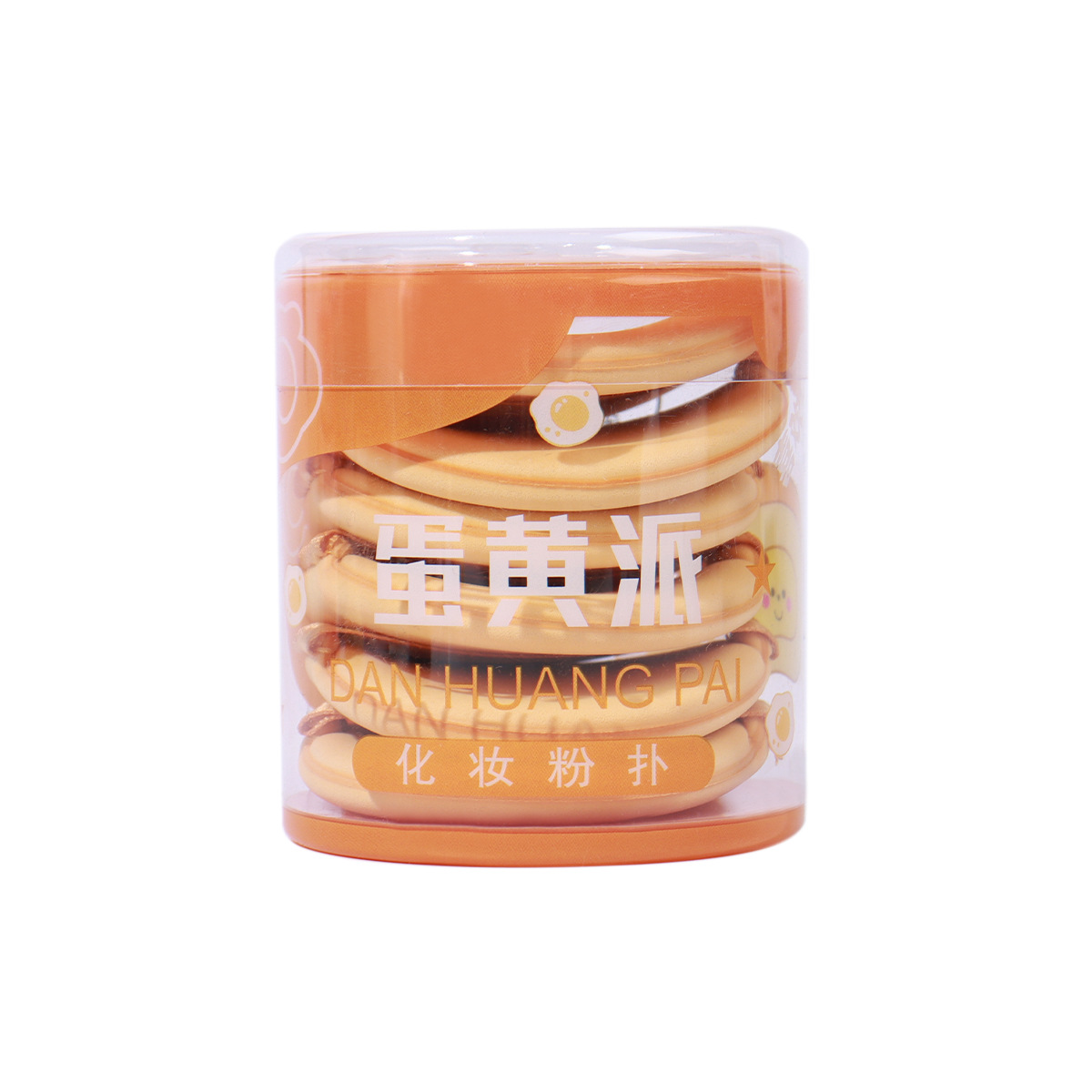 Nuevo polvo de doble cara puff pastel de fresa maquillaje esponja barril mojado y seco de doble uso no comer polvo 6 piezas cojín de aire polvo puff al por mayor