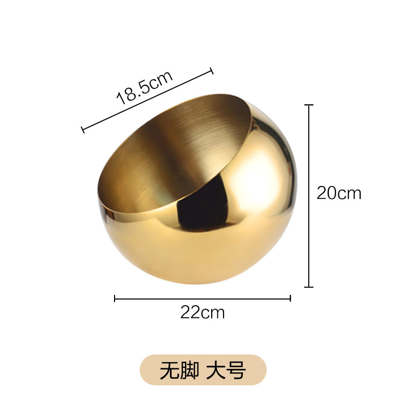 Sin pies - talla grande 22 cm de oro