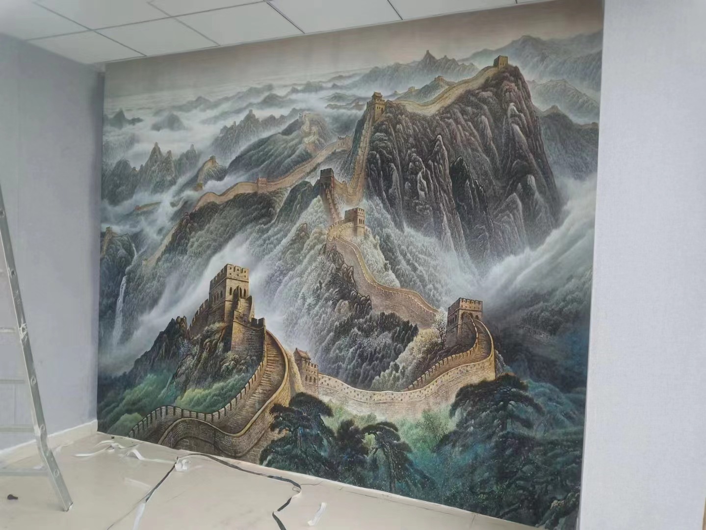 背景墙新中式现代