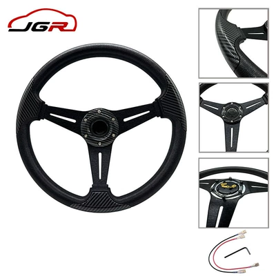 Modified Steering Wheel PU: Steering wheel - jg-5130-black-grid