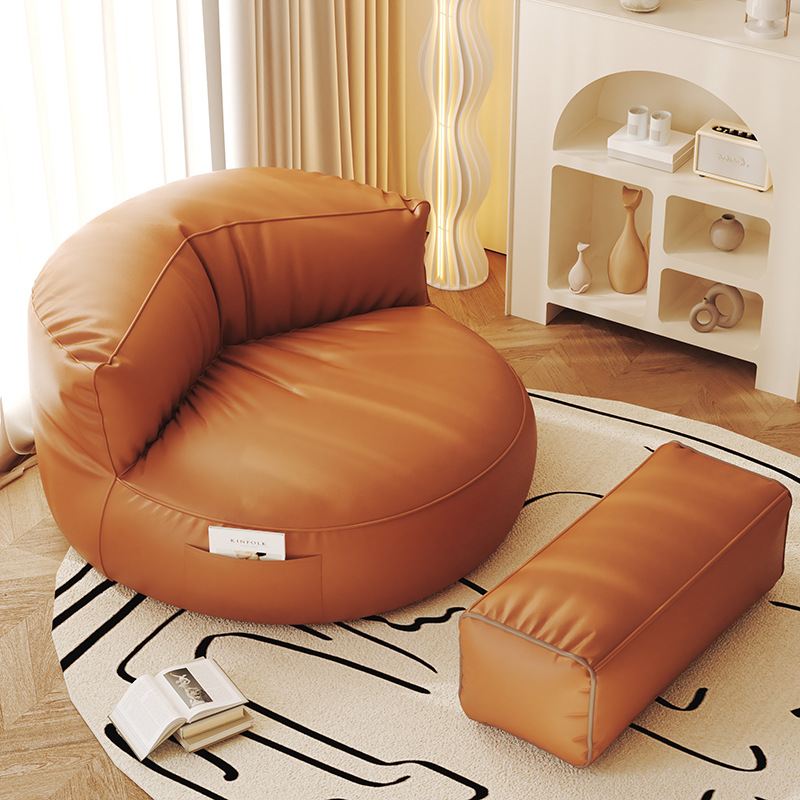 Dormitorio pequeño balcón se puede acostar bolsa de frijoles sala de estar casa tatami casa pequeño sofá red sofá perezoso hoja