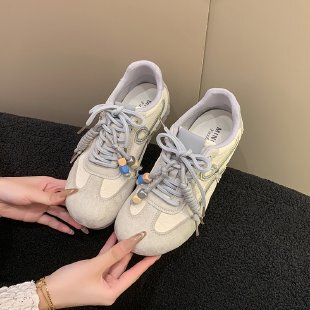 小众设计感德训鞋女2025秋季新款轻便软底潮流百搭时尚运动休闲鞋|undefined