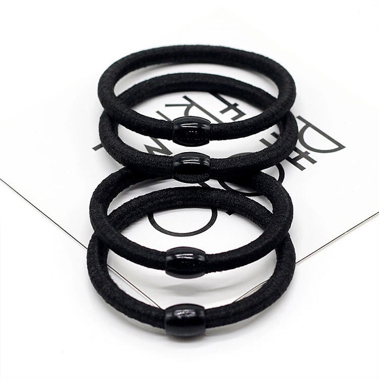 100 high elastic hair rope thick durable hair rope adult hair tie rubber band female Korean simple black hair band 100 high elastic hair rope thick durable hair rope adult hair tie rubber band female Korean simple black hair band